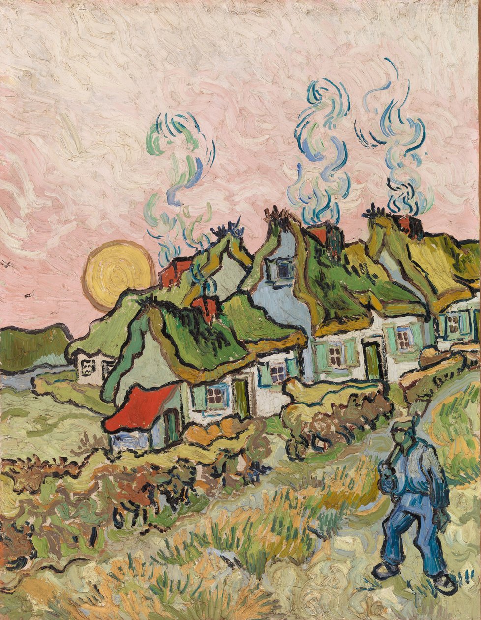 Talot ja kuva tekijältä Vincent van Gogh