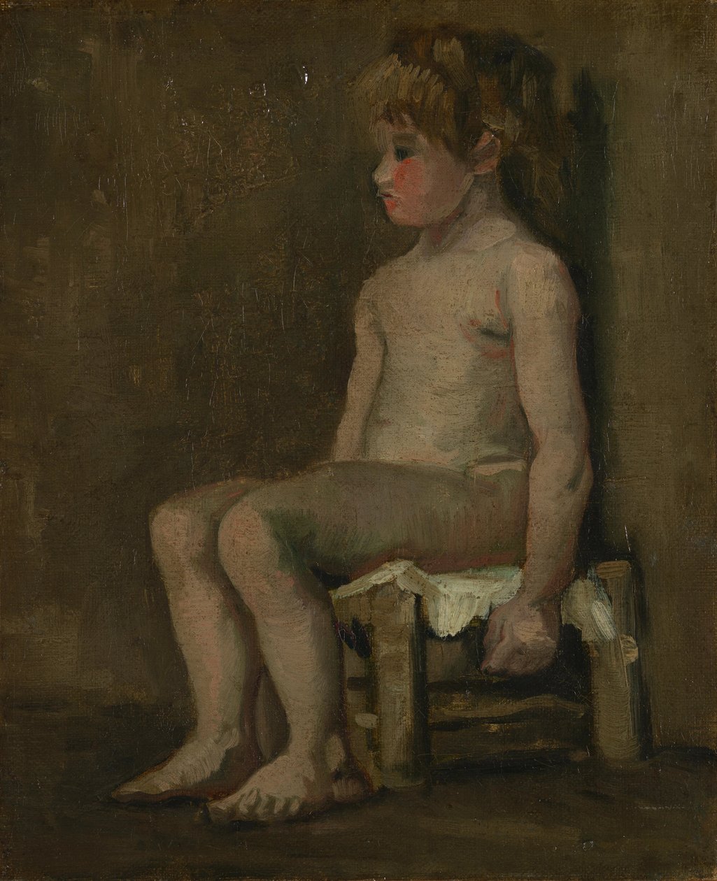 Alaston tyttö, Istuva tekijältä Vincent van Gogh