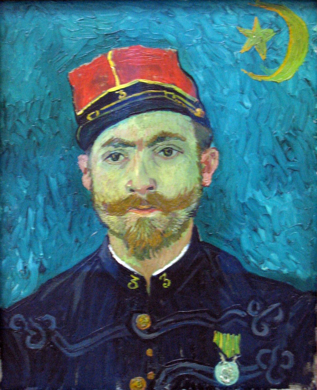 : Der Liebhaber (Porträt von Luutnantti Milliet) tekijältä Vincent van Gogh
