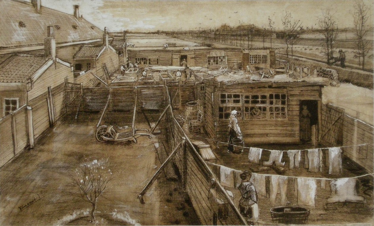 Puusepäntehtaat ja pesula F 939 JH 150 tekijältä Vincent van Gogh