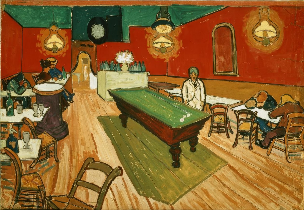 Das Nachtcafé Arlesissa tekijältä Vincent van Gogh