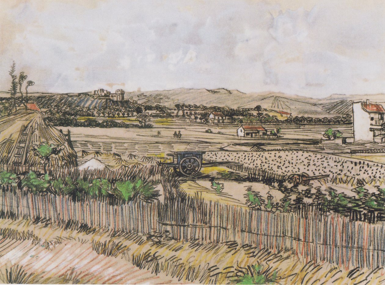 Sadonkorjuu Provencessa tekijältä Vincent van Gogh