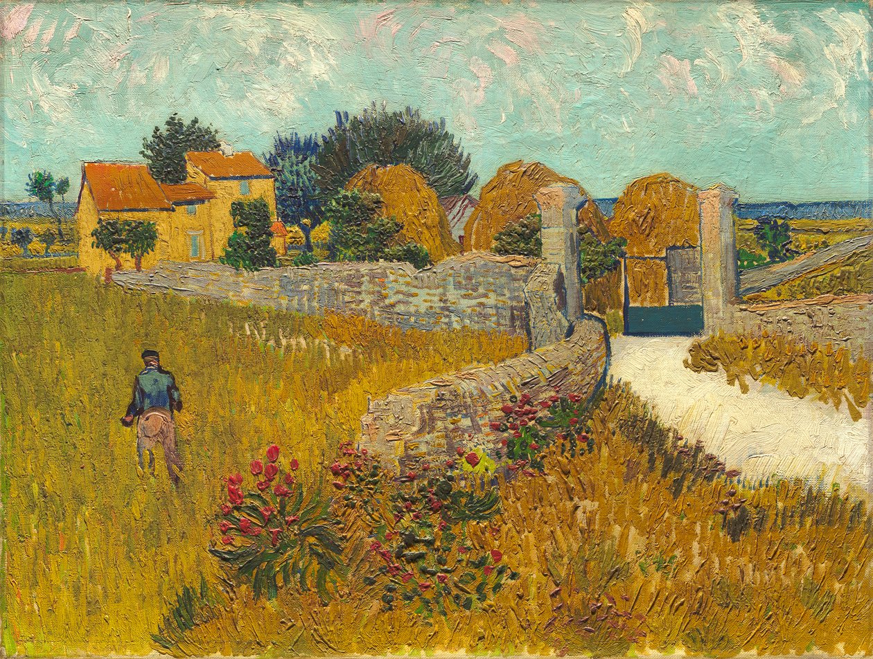 Maalaistalo Provence, 1888 tekijältä Vincent van Gogh