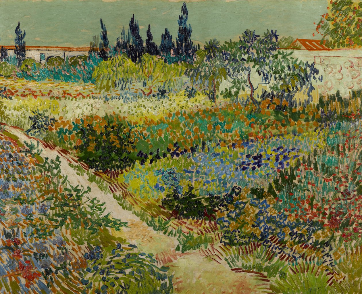 Puutarha Arlesissa tekijältä Vincent van Gogh