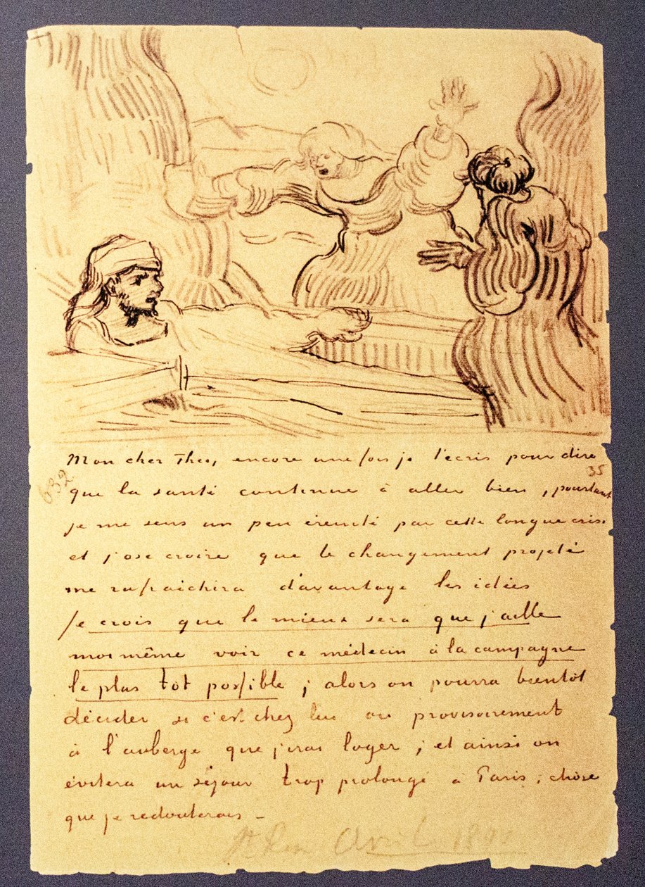 Van Goghin kirje veljelleen Theolle. tekijältä Vincent van Gogh