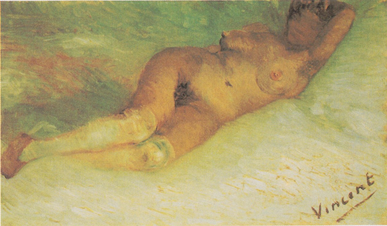 Istuva nainen alaston tekijältä Vincent van Gogh