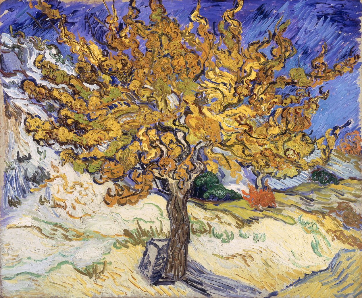 Mulperipuu, 1889 tekijältä Vincent van Gogh