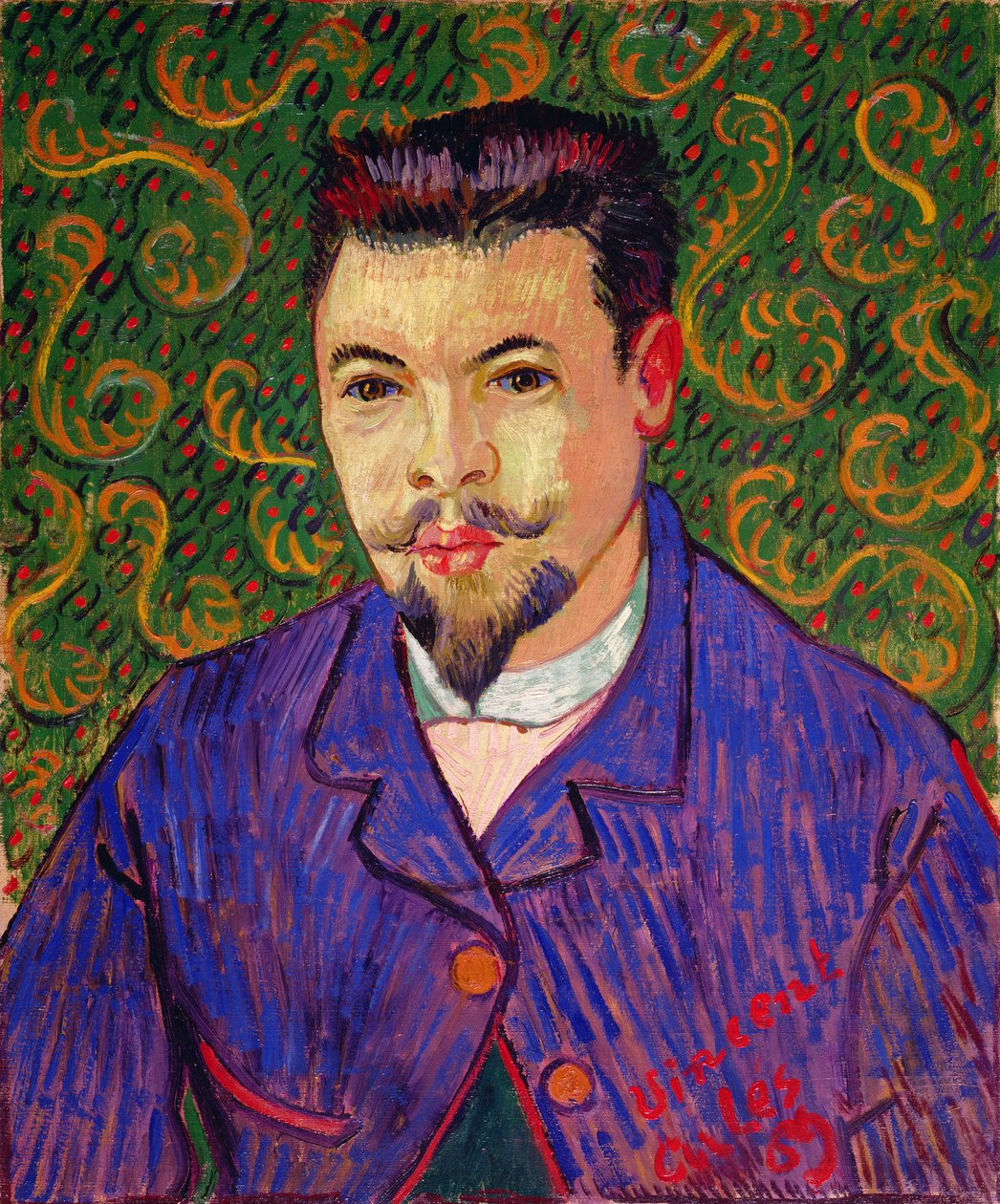 Tohtori Felix Reyn muotokuva, 1889 tekijältä Vincent van Gogh