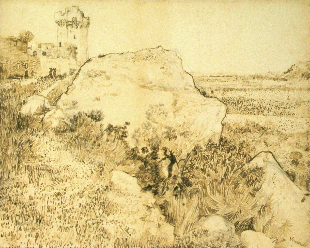 Rock ja rauniot tekijältä Vincent van Gogh