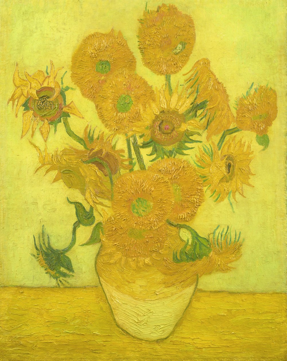 Auringonkukat, 1889 tekijältä Vincent van Gogh