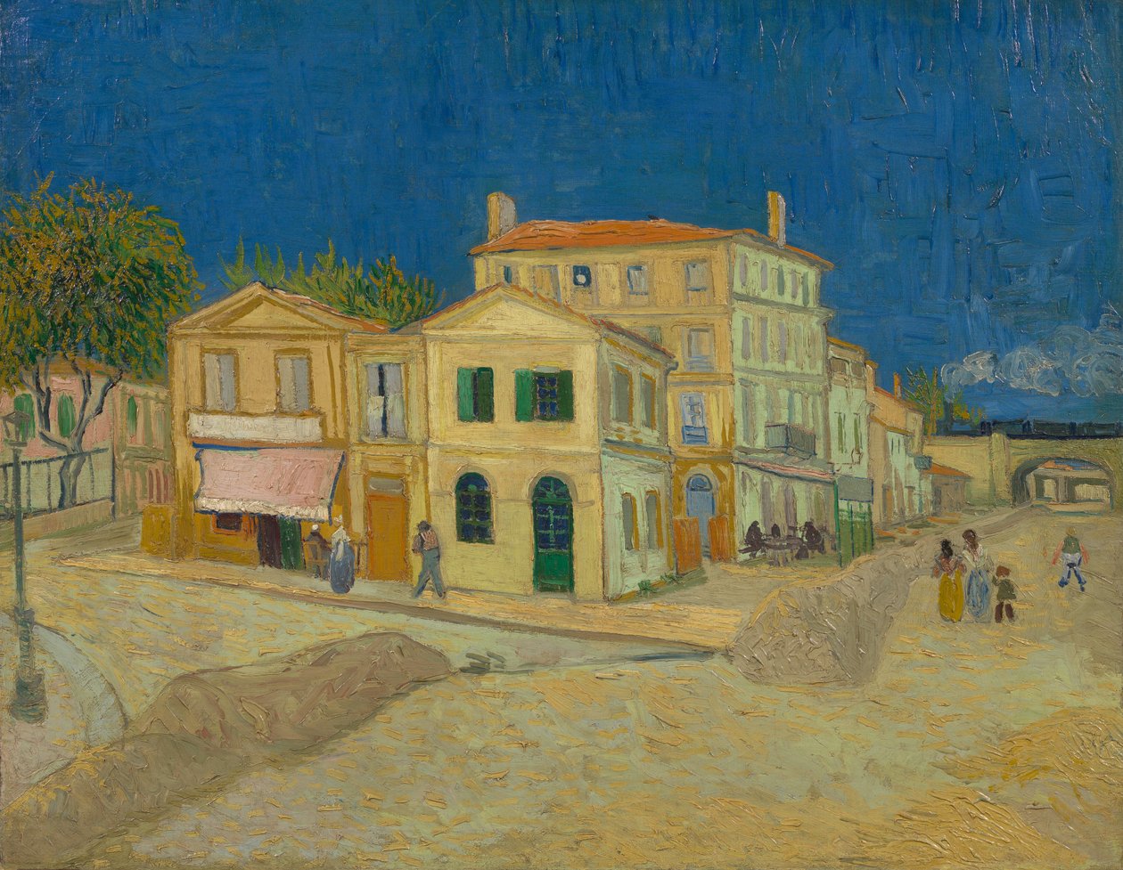 Keltainen talo Kadulla tekijältä Vincent van Gogh