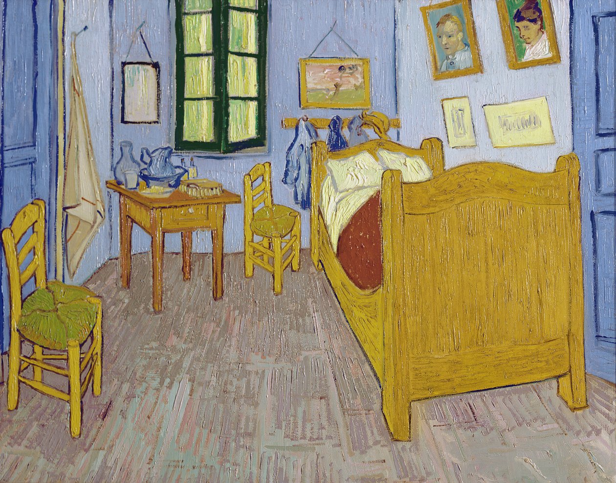 Van Goghin makuuhuone Arlesissa, 1889 tekijältä Vincent van Gogh