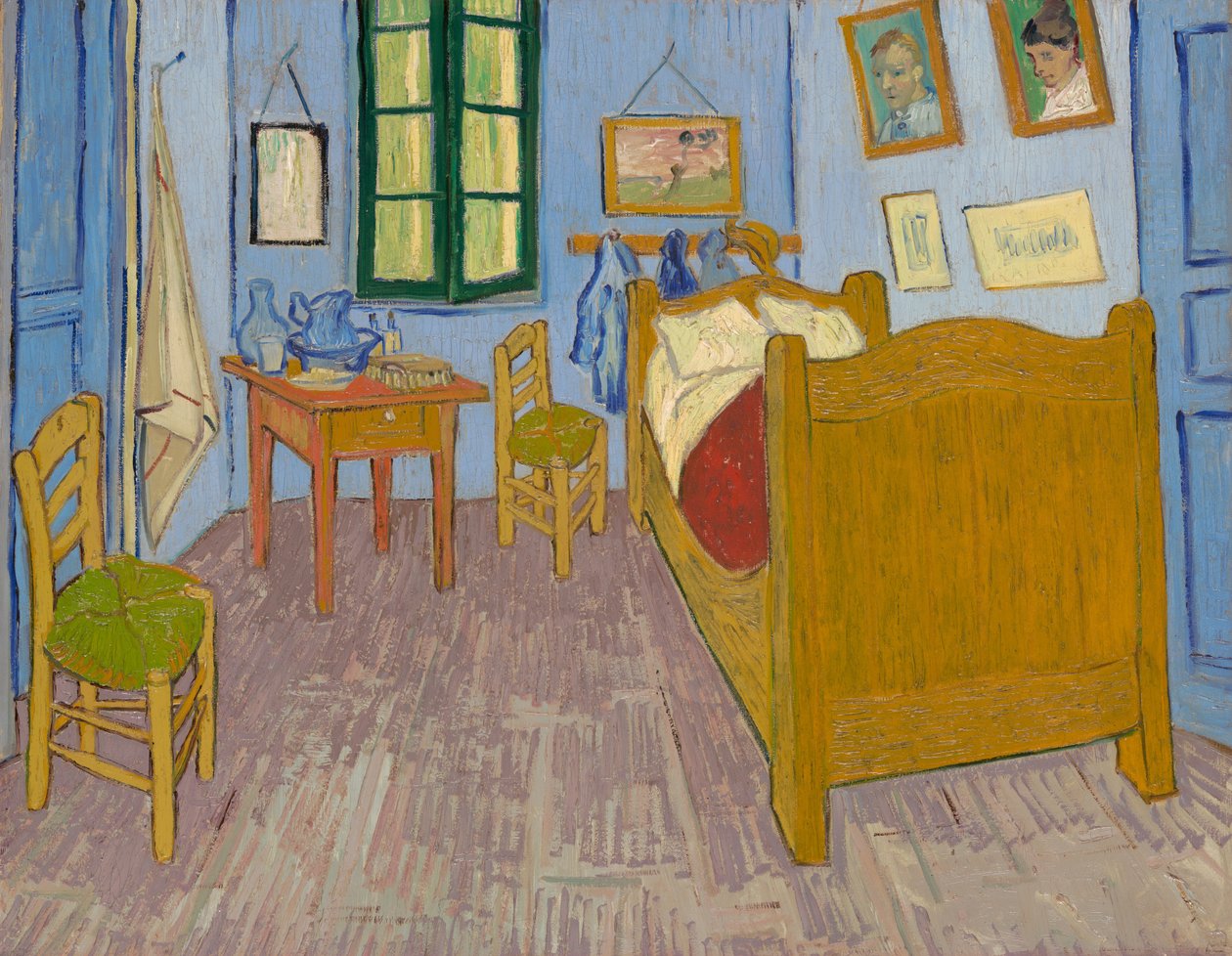Vincents Schlafzimmer Arlesissa tekijältä Vincent van Gogh