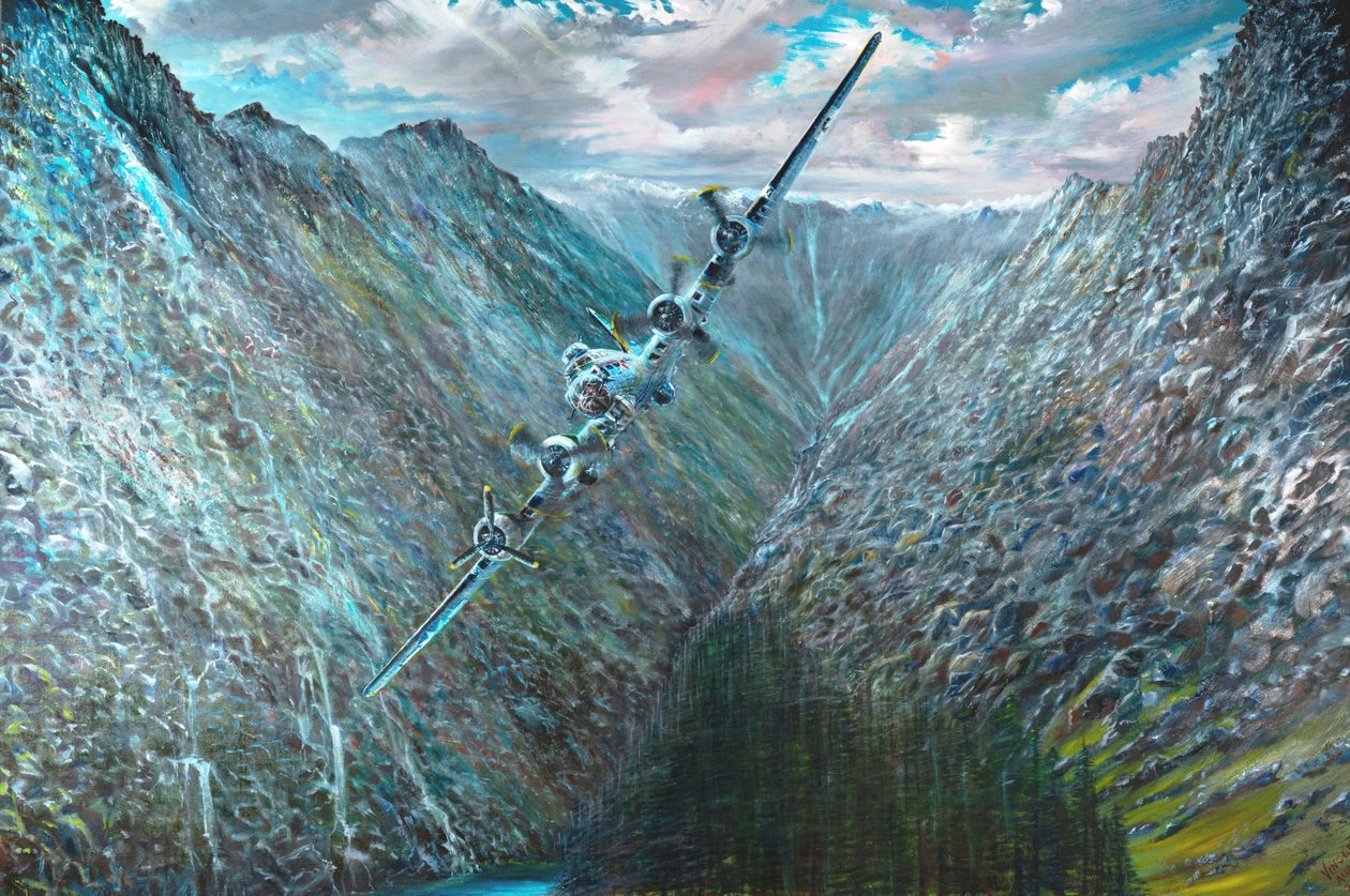 B17G Swiss Landing 2, 2021 tekijältä Vincent Alexander Booth