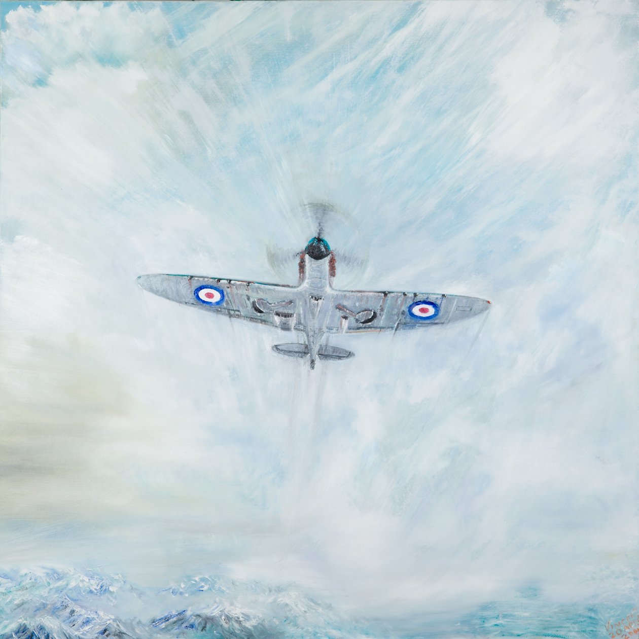Spitfire Ace of Spades, 2016, tekijältä Vincent Alexander Booth