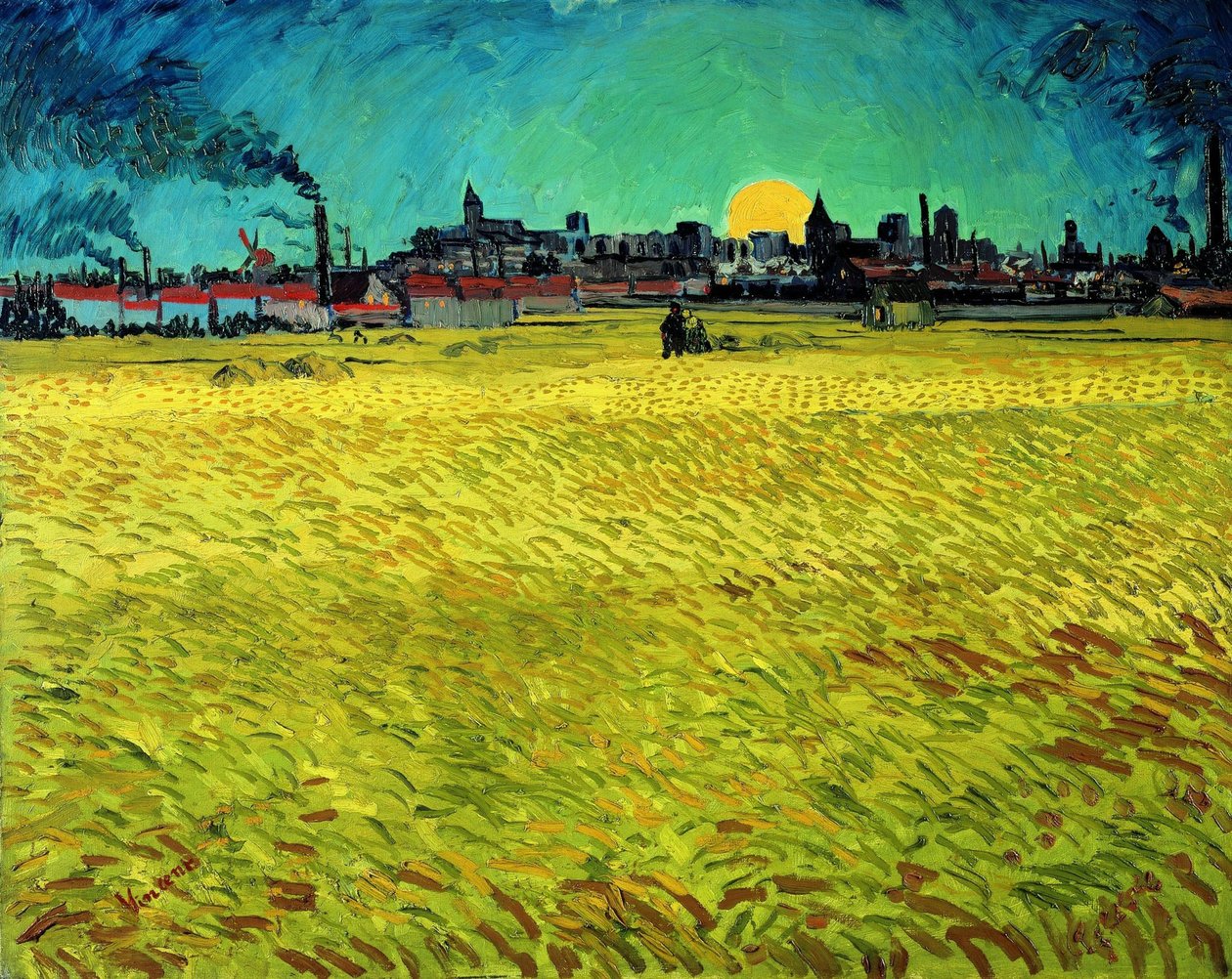 Kesäilta, 1888. tekijältä Vincent van Gogh