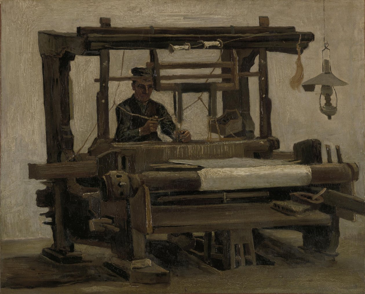 Kutoja kangaspuussa, 1884. tekijältä Vincent van Gogh