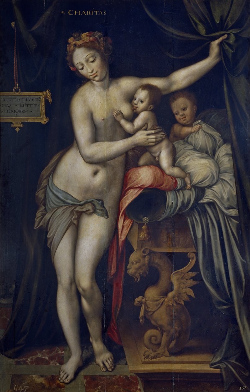 Hyväntekeväisyys, 1555 tekijältä Vincent Sellaer