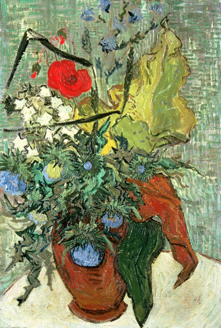 Kimppu luonnonvaraisia kukkia tekijältä Vincent van Gogh