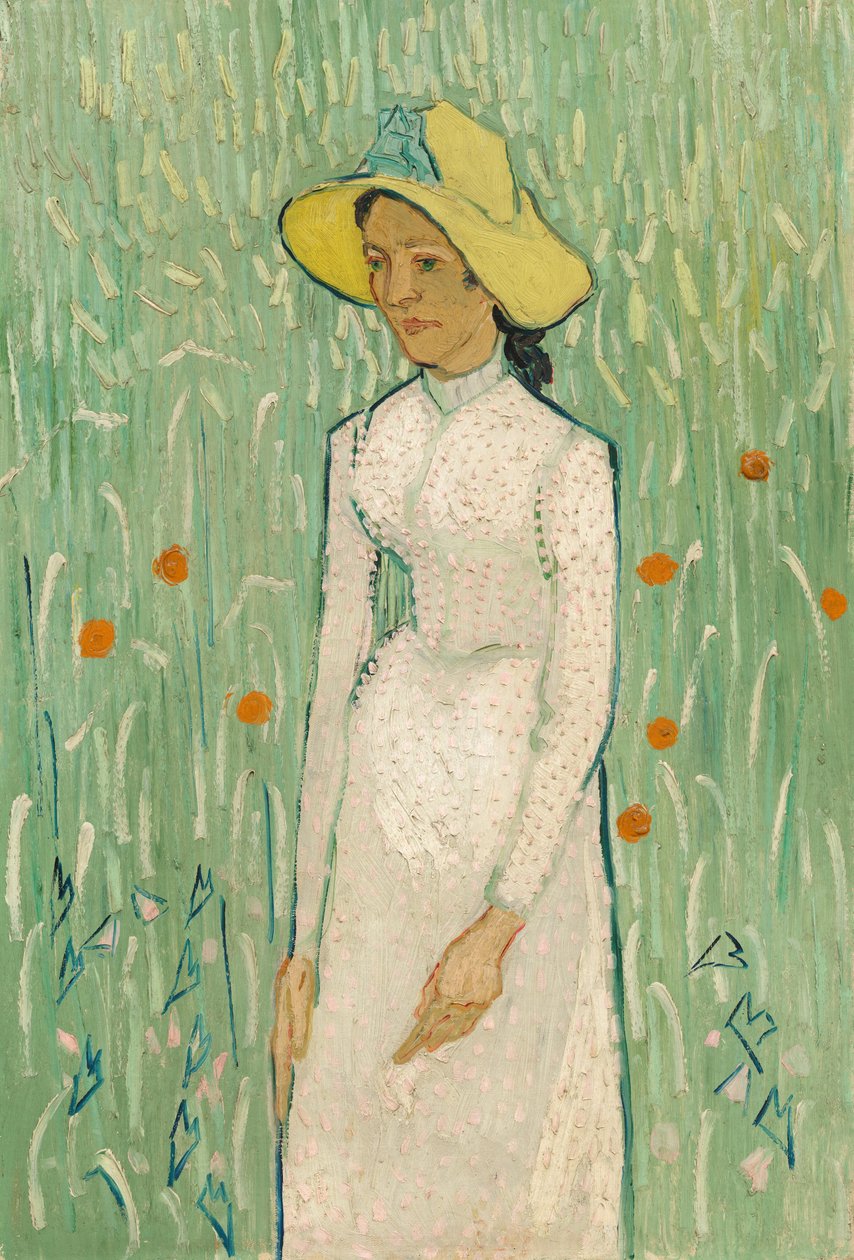 Tyttö valkoisissa, 1890. tekijältä Vincent van Gogh