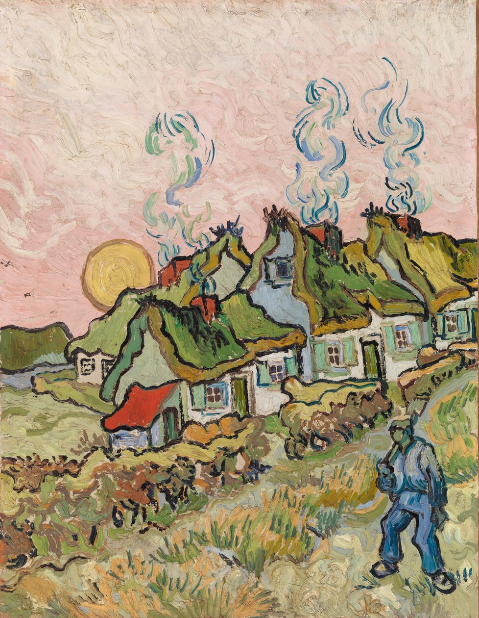 Talot ja hahmo tekijältä Vincent van Gogh
