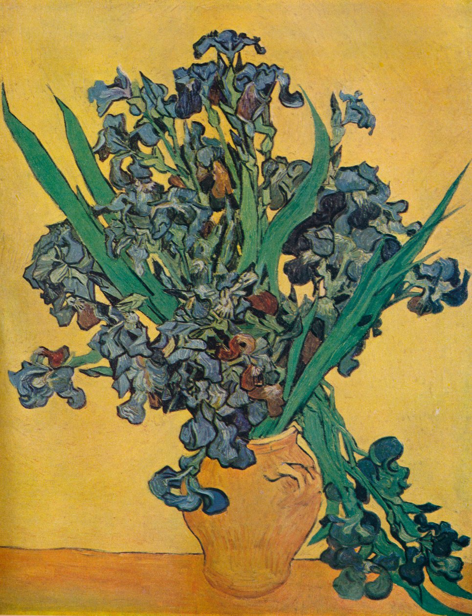 Asetelma: Irises, 1890 tekijältä Vincent van Gogh