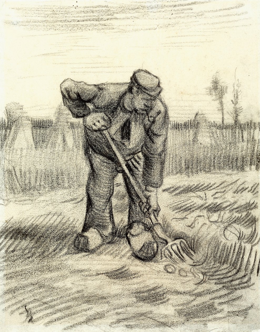 Perunankerääjä, 1885 tekijältä Vincent van Gogh