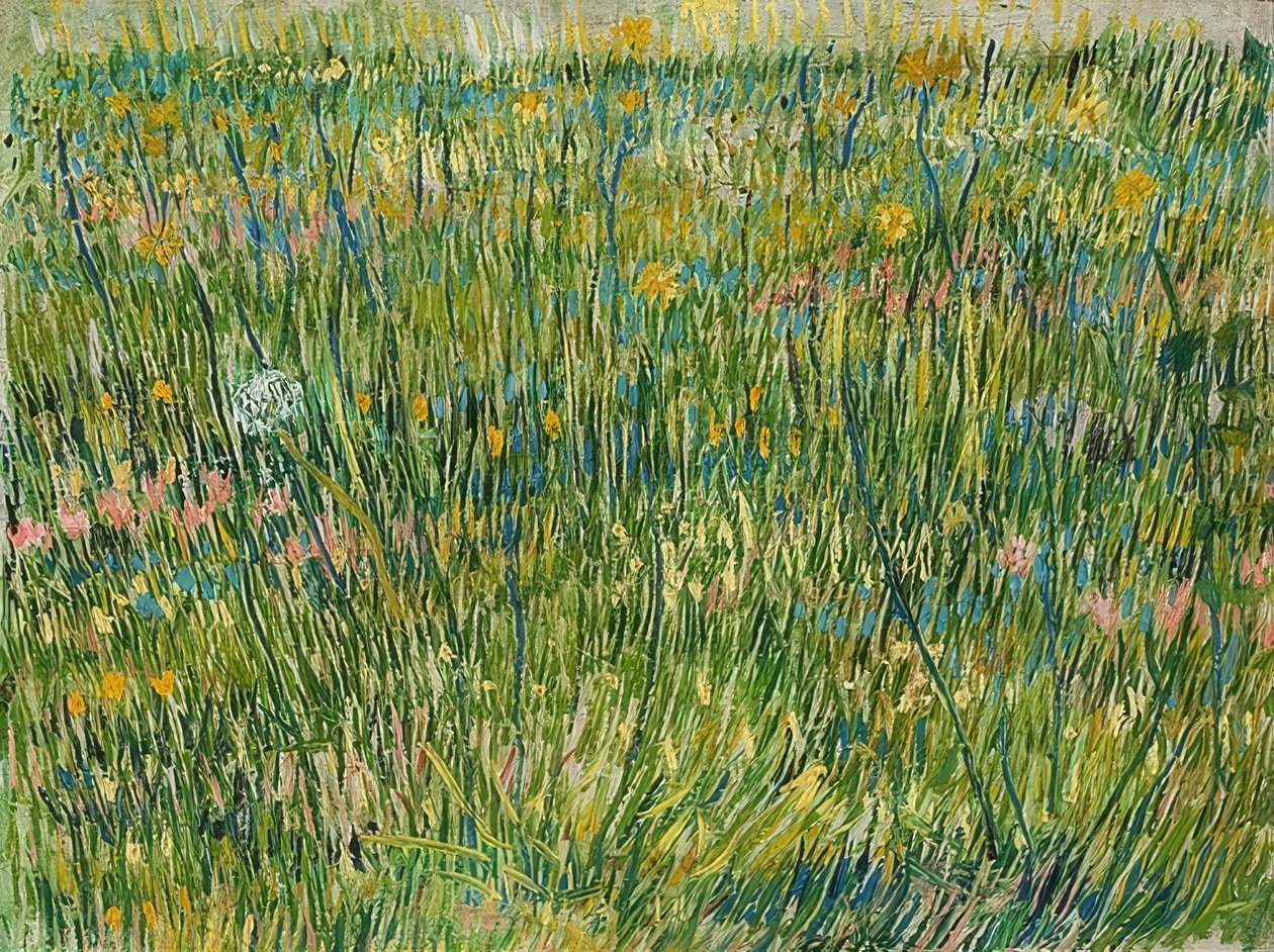 Nurmikon pala. 1887 tekijältä Vincent van Gogh