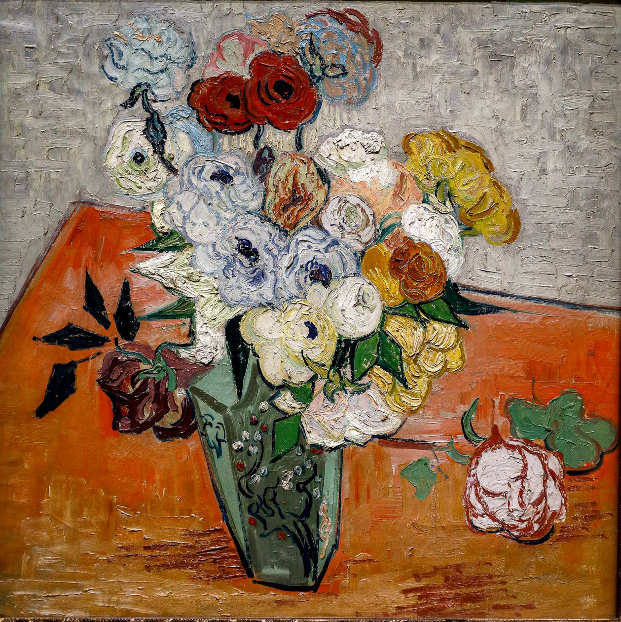 Ruusuja ja tuulenkukkia tekijältä Vincent van Gogh