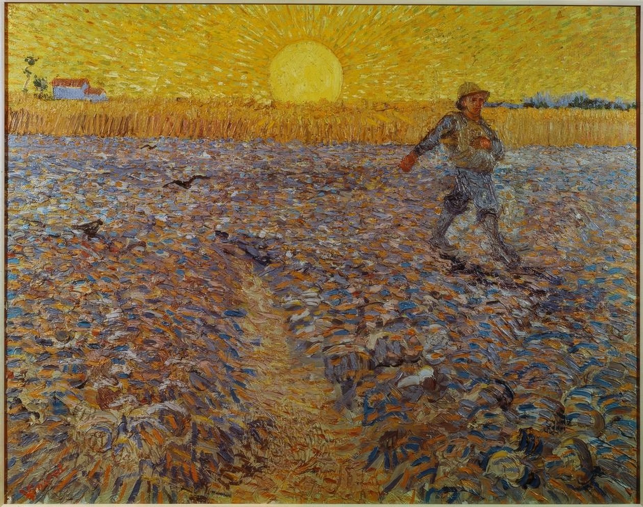 Sämann bei untergehender Sonne tekijältä Vincent van Gogh