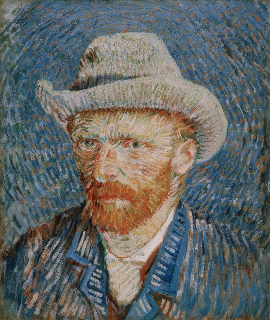 Selbstbildnis mit grauem Filzhut tekijältä Vincent van Gogh