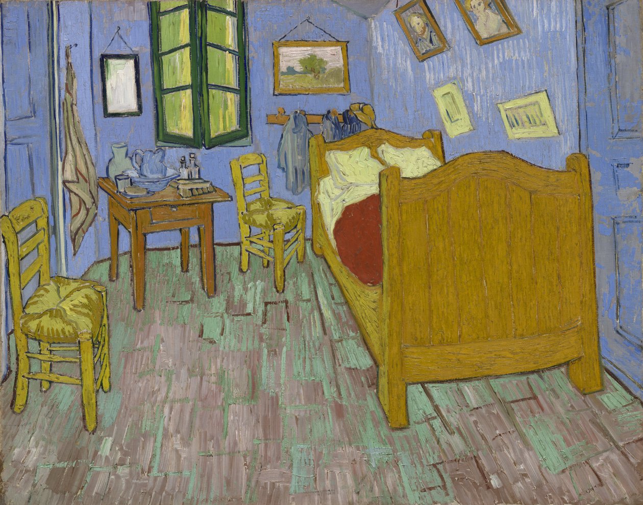 Makuuhuone, 1889 tekijältä Vincent van Gogh