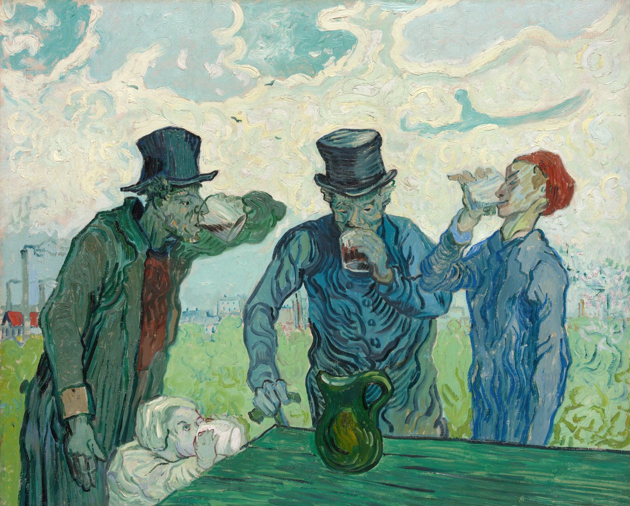 Juojat, 1890. tekijältä Vincent van Gogh