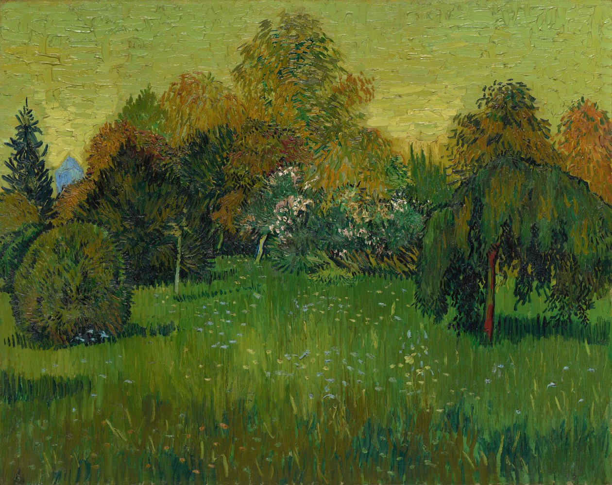 Runoilijan puutarha, 1888. tekijältä Vincent van Gogh