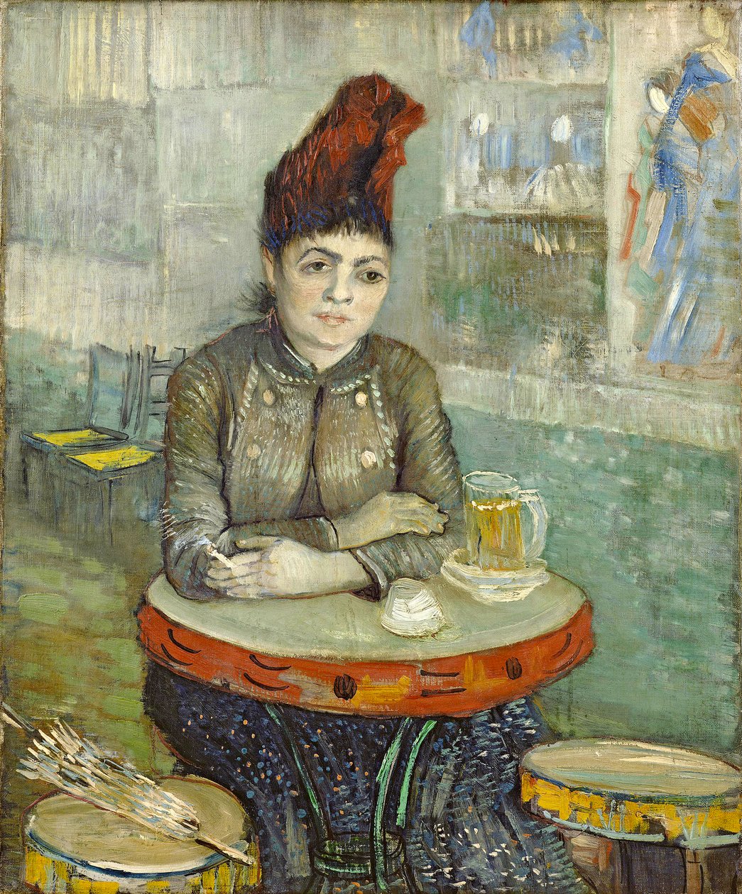 Nainen "Cafe Tambourinissa" tekijältä Vincent van Gogh