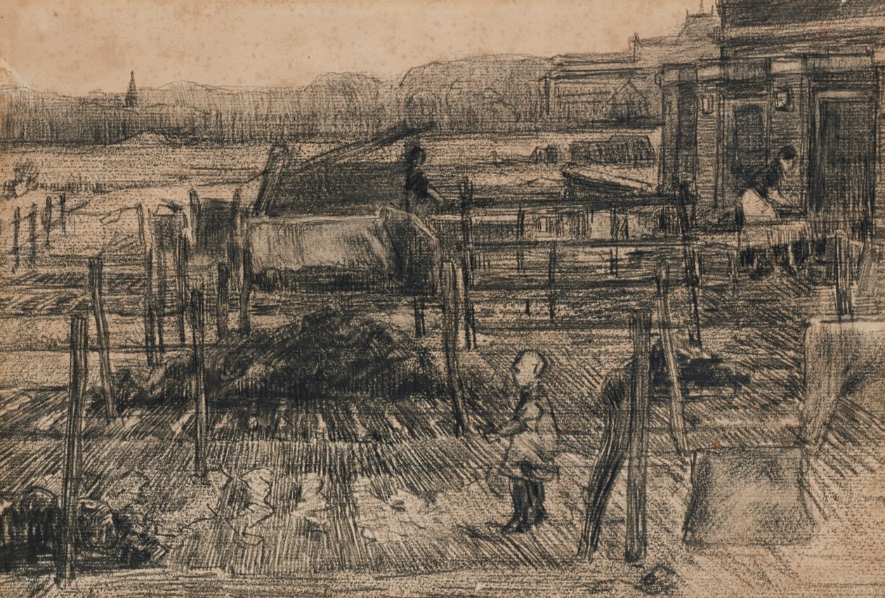 Takapihat kahdella luvulla (1882) tekijältä Vincent van Gogh