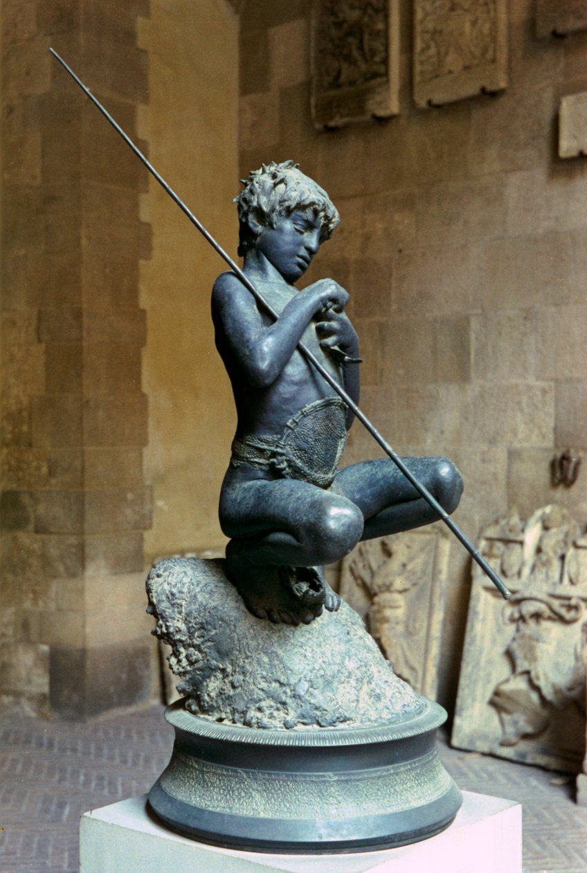 Fisherboy The Fisherman, 1877 tekijältä Vincenzo Gemito