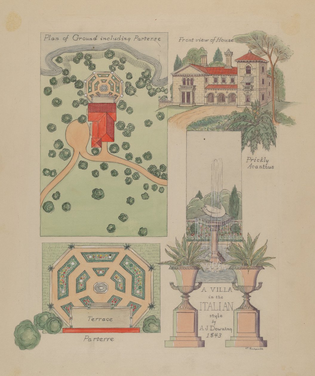 Italian Villa Design, c. 1936. tekijältä Virginia Richards