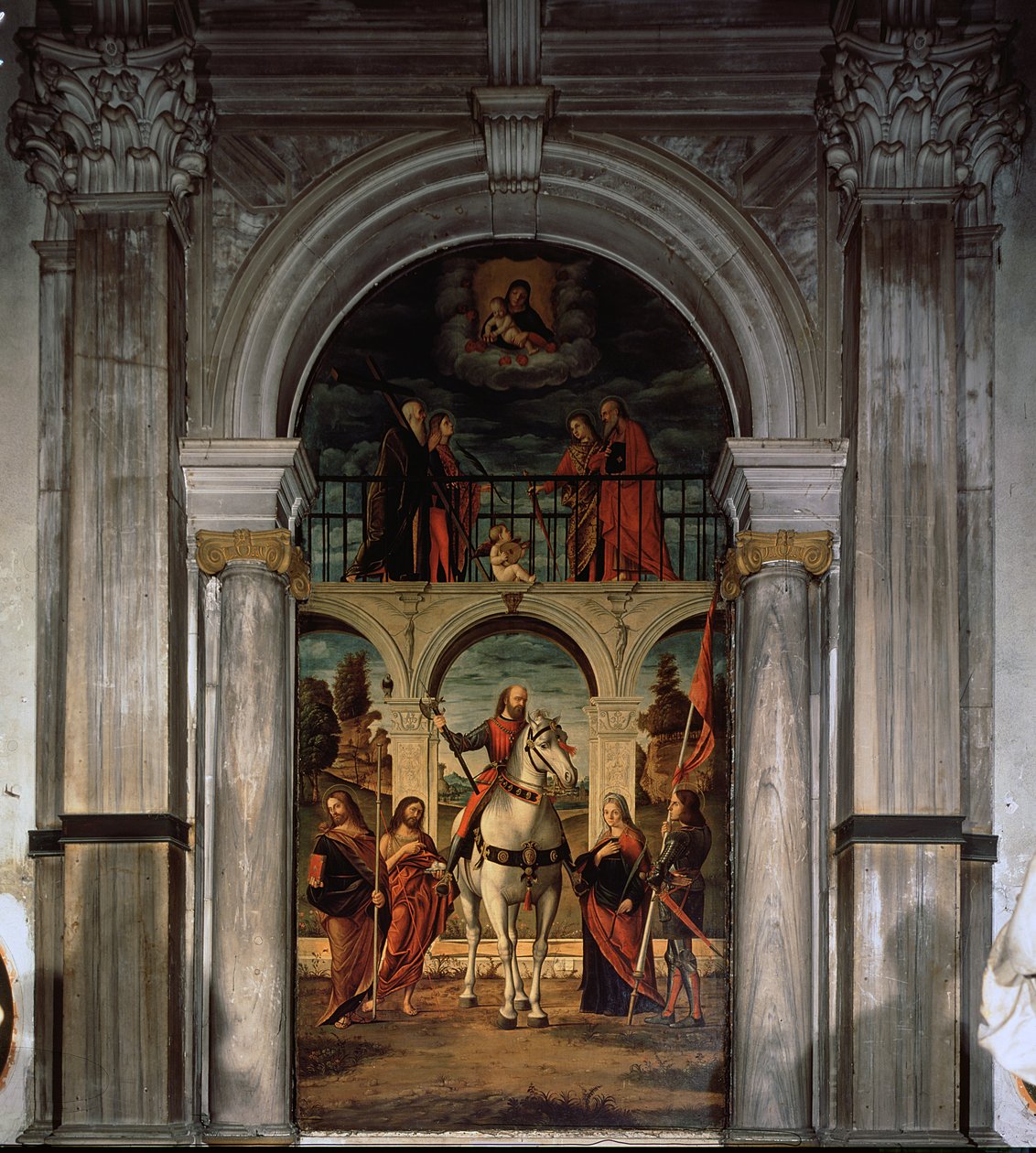 Pyhä Vitalis ja pyhät tekijältä Vittore Carpaccio