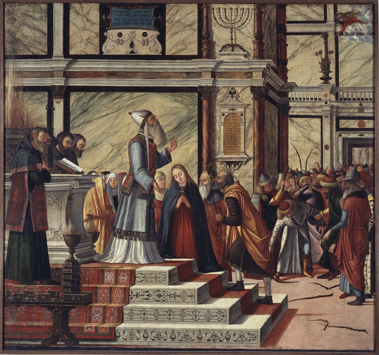 Neitsyt avioliitto tekijältä Vittore Carpaccio