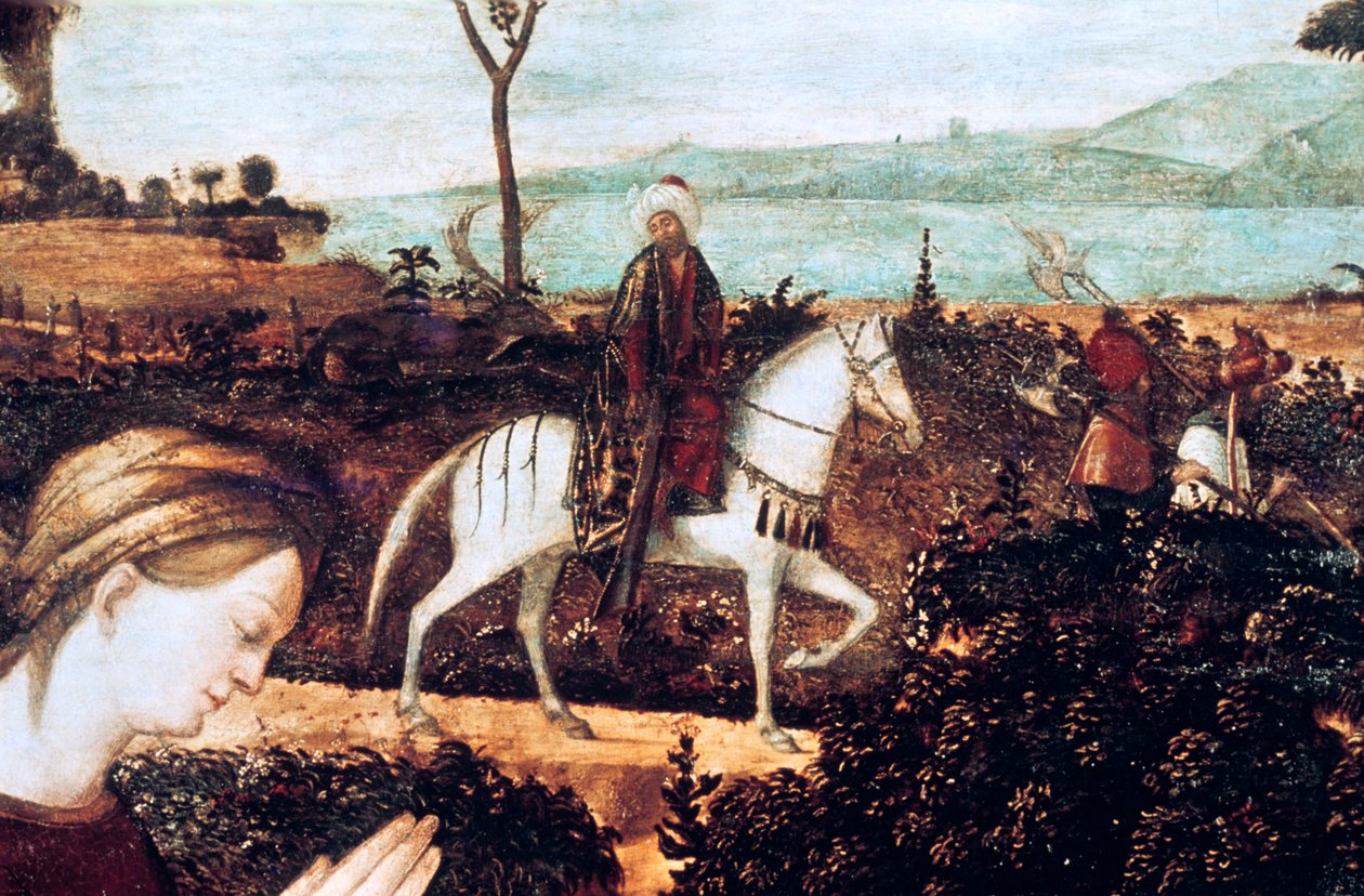 Pyhä perhe, yksityiskohta tekijältä Vittore Carpaccio