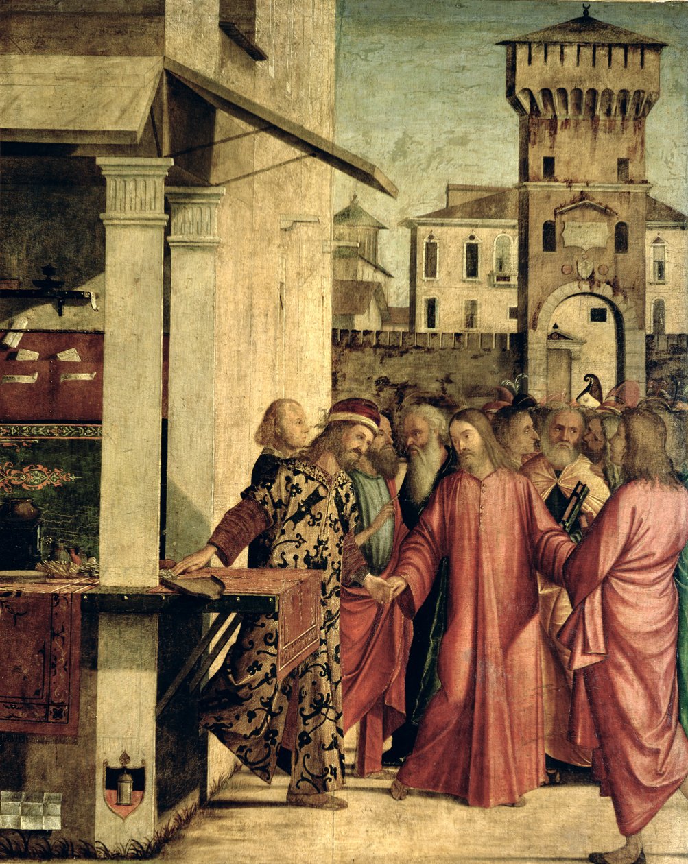 Pyhän Matteuksen kutsumus tekijältä Vittore Carpaccio