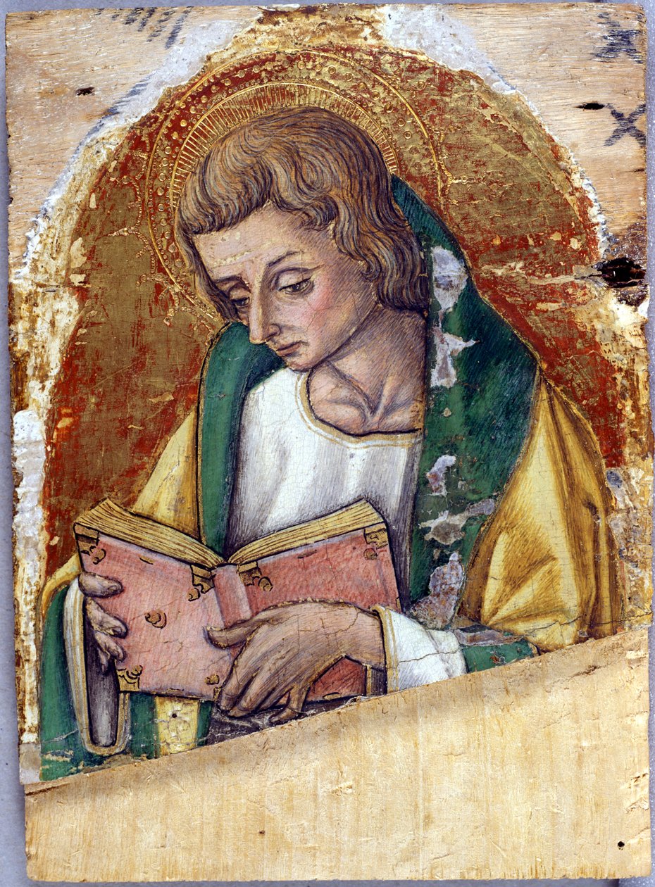 Johannes evankelista, n. 1500 (tempera poppelipuulla) tekijältä Vittore Crivelli