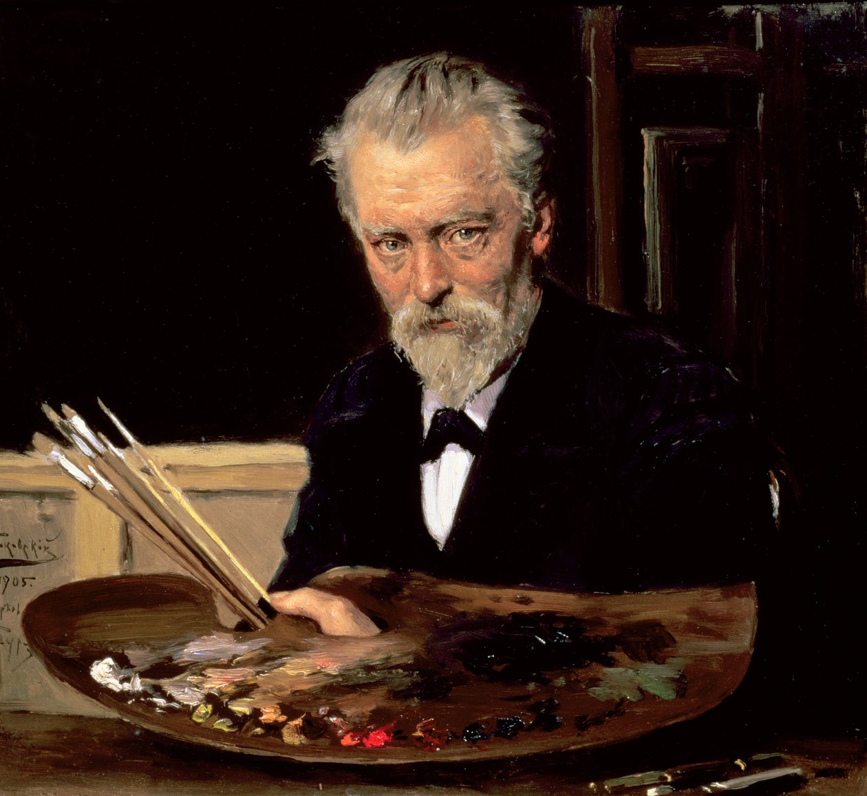 Omakuva, 1905 tekijältä Vladimir Egorovic Makovsky