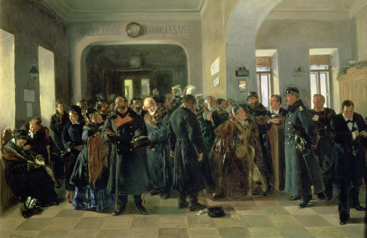 Pankin romahdus, 1881 (katso myös 40930) tekijältä Vladimir Egorovic Makovsky