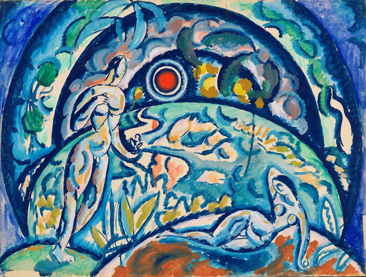 Aatami ja Eeva, 1910-1911. tekijältä Daniel Vladimir Baranoff Rossine