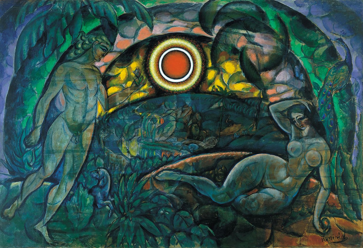 Aatami ja Eeva, 1912 tekijältä Daniel Vladimir Baranoff Rossine