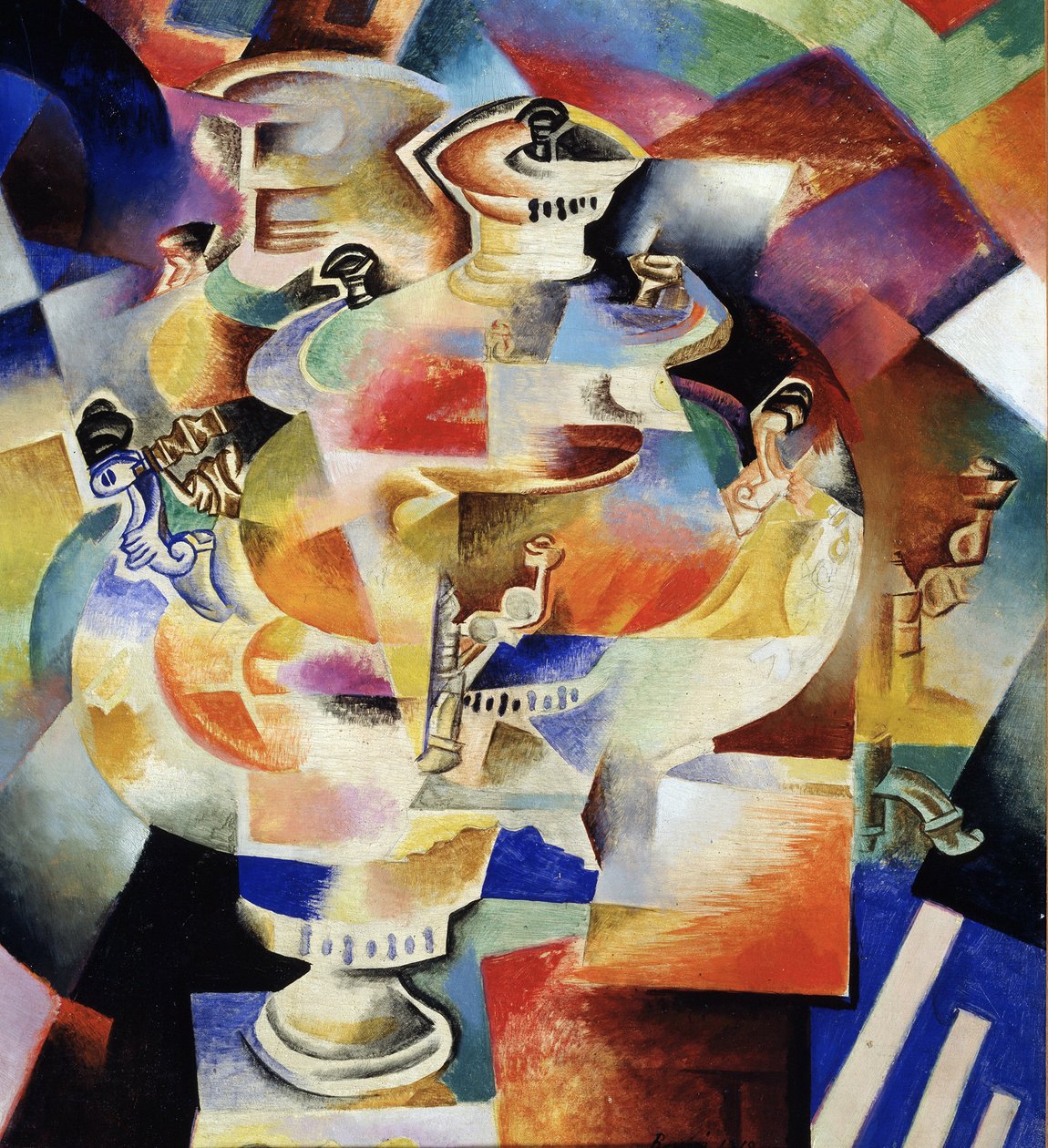 Samovar, 1919 tekijältä Daniel Vladimir Baranoff Rossine