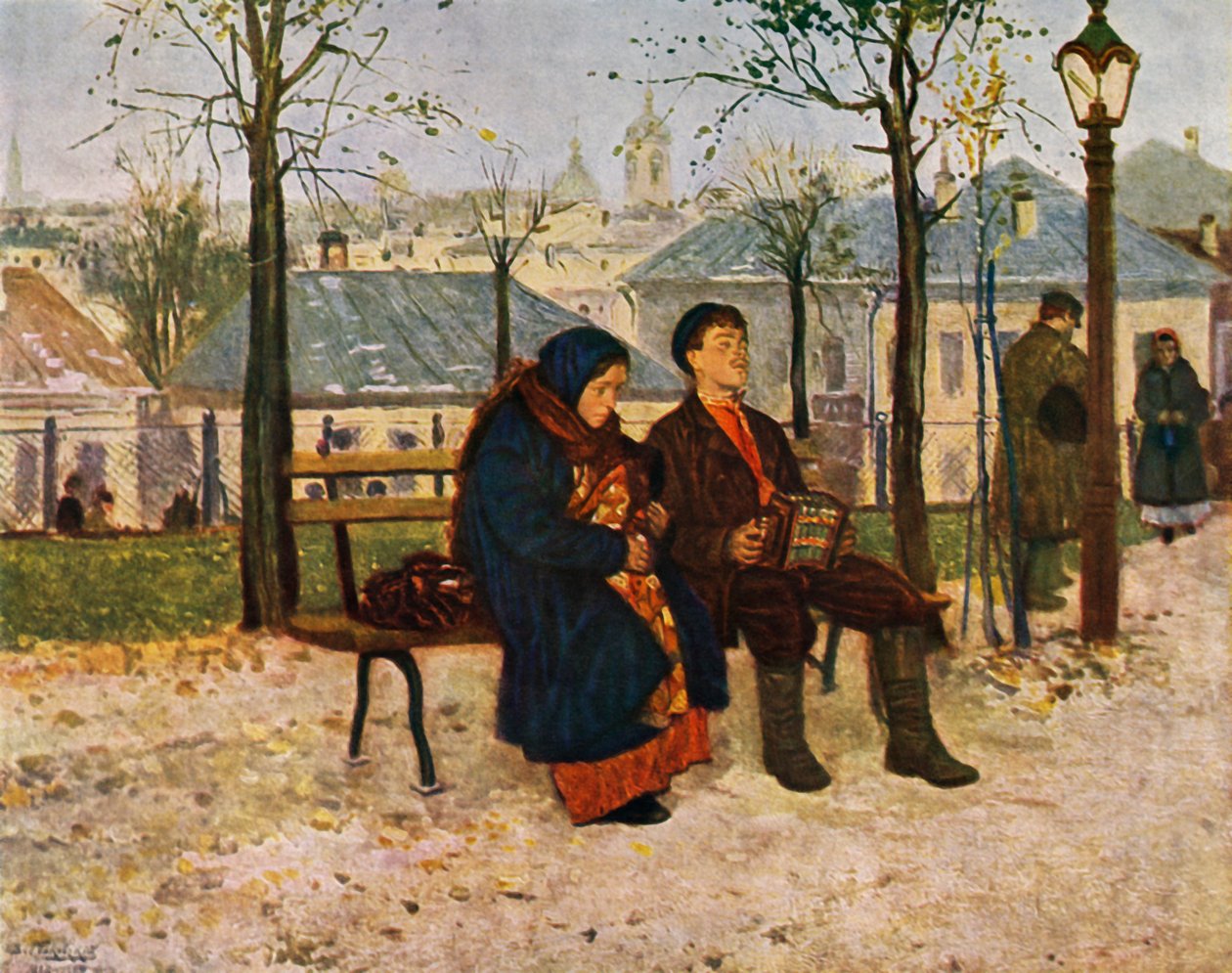 Boulevardilla, 1886-1887, 1965. tekijältä Vladimir Egorovic Makovsky