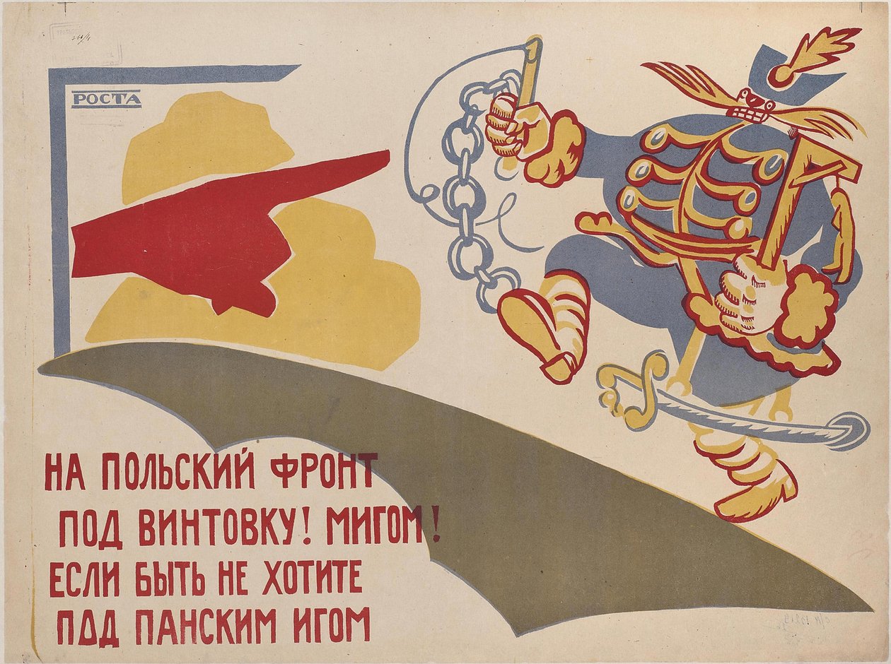Puolan rintamalle!, 1920. tekijältä Vladimir Vladimirovich Mayakovsky